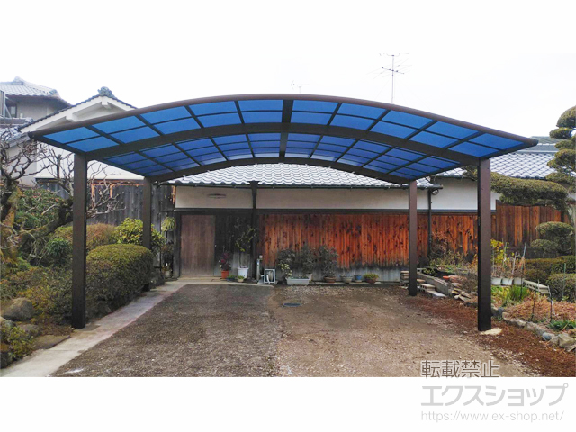 奈良県橿原市ののカーポート レイナツインポートグラン　積雪〜20cm対応 施工例