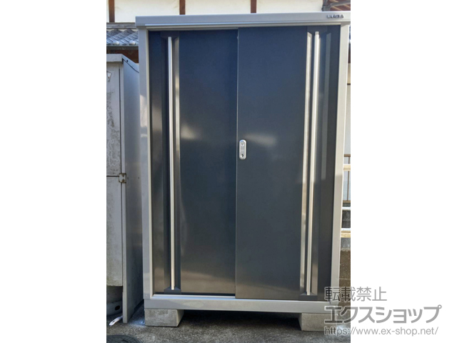 大分県大分市のの物置・屋外倉庫 シンプリー 一般型 1100×515×1603 MJX-115D-P-CG 施工例