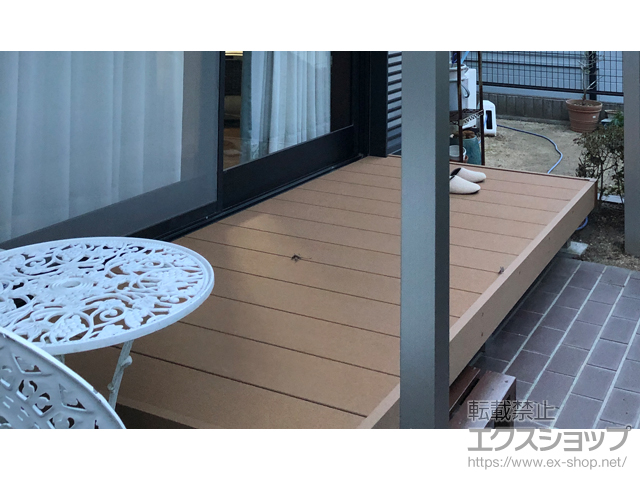 兵庫県神戸市ののウッドデッキ マージウッドデッキ 施工例