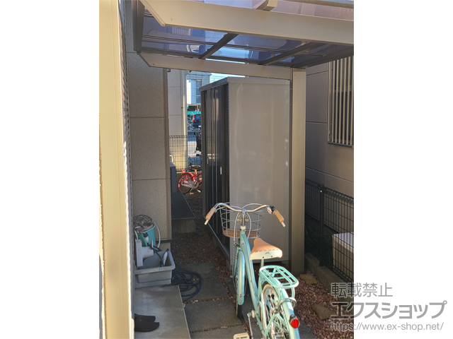 埼玉県さいたま市のの物置・屋外倉庫 シンプリー 一般型 1940×755×1903 MJX-197E-P-CG 施工例