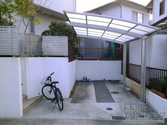 兵庫県神戸市ののカーポート プレシオスポート 積雪〜20cm対応 施工例