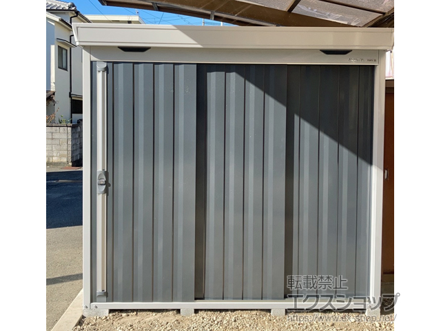 兵庫県明石市のの物置・屋外倉庫 FORTA 一般型 2210×2210×2085 FS-2222S-CG 施工例