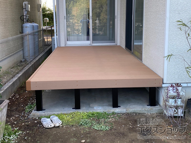 千葉県成田市ののウッドデッキ マージウッドデッキ 施工例