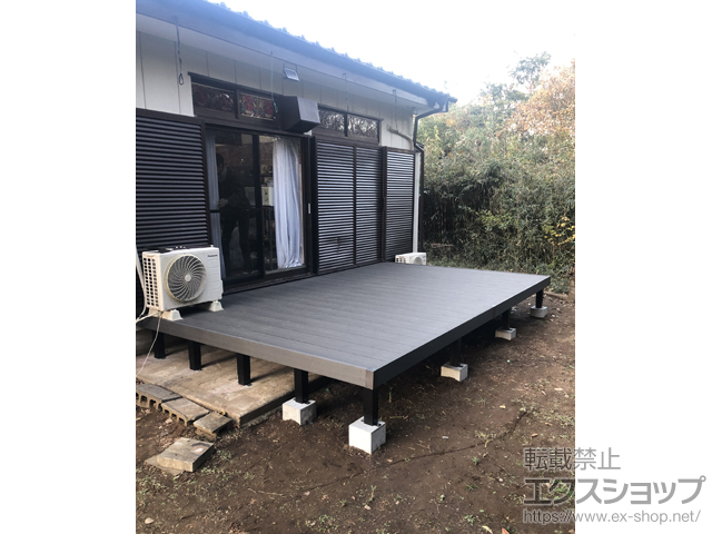 茨城県鉾田市ののウッドデッキ リウッドデッキ 200 施工例