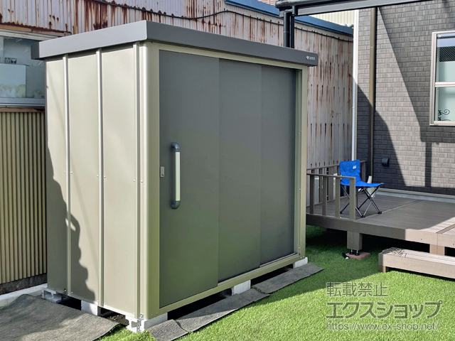 愛知県豊橋市のの物置・屋外倉庫 エスケーエイト SK8-70 一般型 1800×1200×1940 SK8-70-GK 施工例