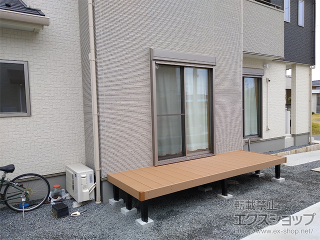 埼玉県児玉郡上里町ののウッドデッキ マージウッドデッキ 施工例