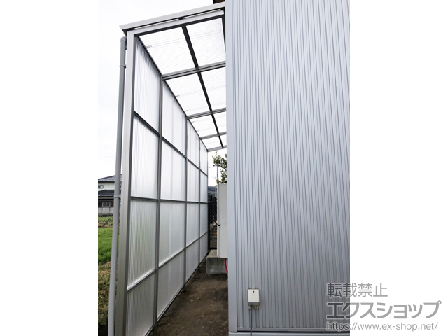 島根県出雲市ののストックヤード ストックヤードII オープンタイプ 連棟 積雪〜20cm対応 施工例
