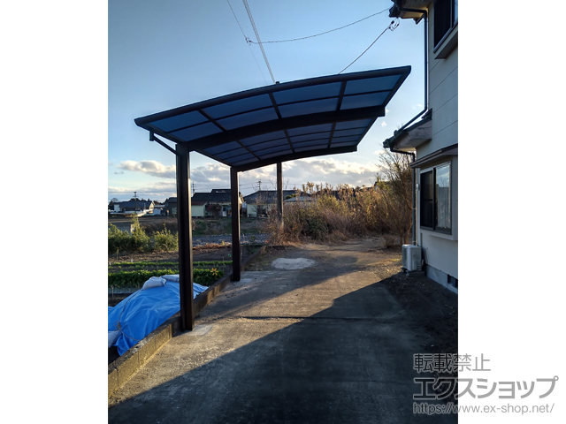 宮崎県都城市ののカーポート レイナポートグラン　積雪〜20cm対応 施工例