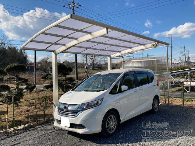 埼玉県東松山市ののカーポート プレシオスポート 積雪〜20cm対応 施工例