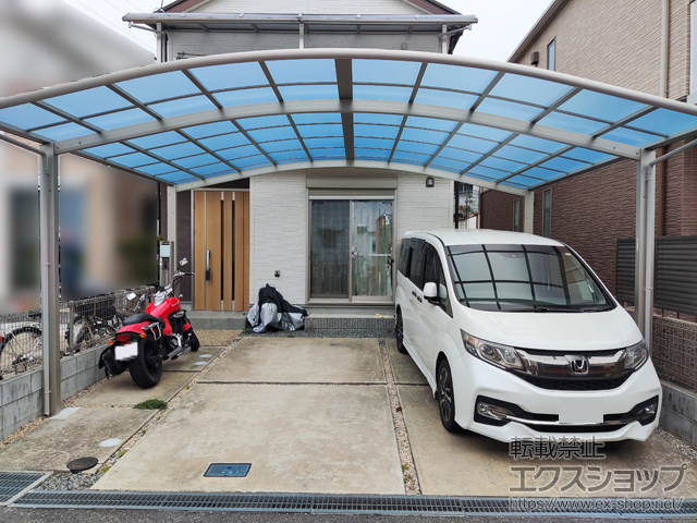 兵庫県尼崎市ののカーポート レイナツインポートグラン　積雪〜20cm対応 施工例