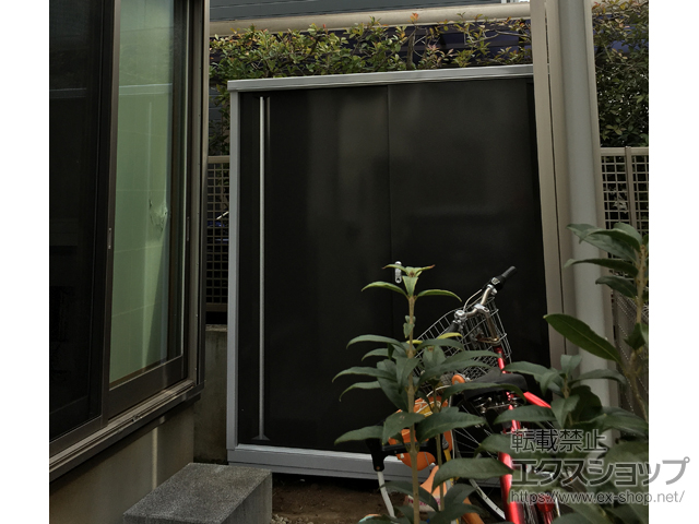 東京都杉並区のの物置・屋外倉庫 シンプリー 一般型 1740×515×1903 MJX-175E-EB 施工例