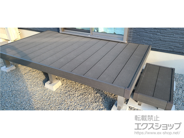 徳島県三好郡東みよし町ののウッドデッキ リウッドデッキ 200 施工例