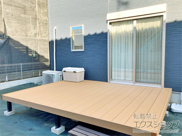 熊本県熊本市ののウッドデッキ リウッドデッキ 200 施工例