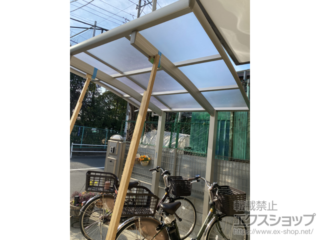東京都葛飾区ののサイクルポート・駐輪場 レイナポートグランミニ 積雪〜20cm対応 施工例