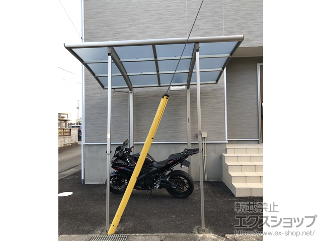 宮城県柴田郡柴田町ののサイクルポート・駐輪場 レイナポートグランミニ 積雪〜20cm対応 施工例