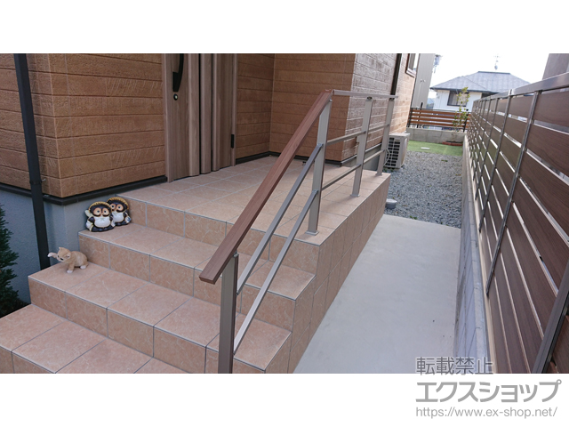 兵庫県南あわじ市のの手すり アーキレール 歩行補助手すり 施工例