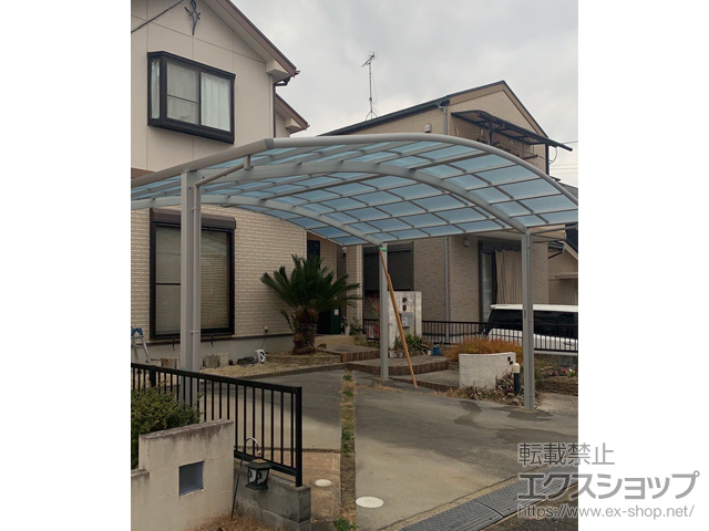 滋賀県大津市ののカーポート レイナツインポートグラン　積雪〜20cm対応 施工例