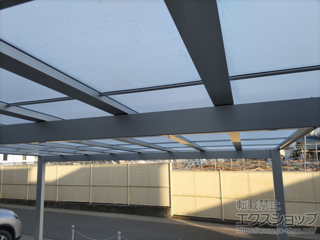 埼玉県上尾市ののカーポート ソリッドポート ワイド 積雪〜20cm対応 施工例