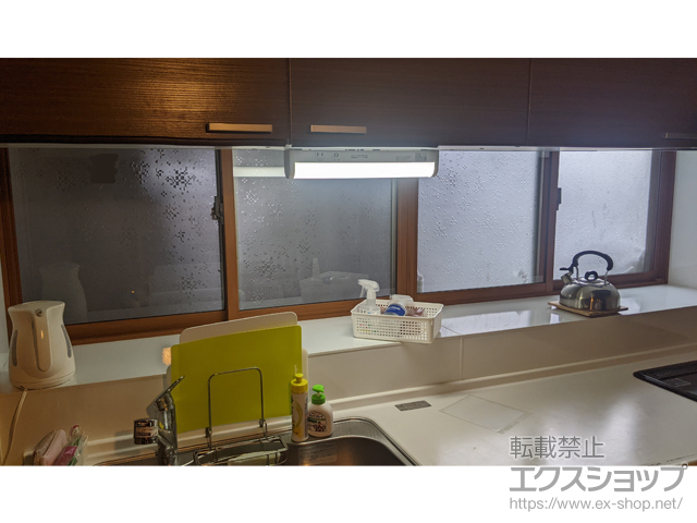 岡山県苫田郡鏡野町のの二重窓（内窓） インプラス 引違い窓 2枚建 施工例