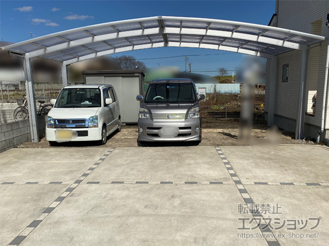 埼玉県春日部市ののカーポート レイナトリプルポートグラン　積雪〜20cm対応 施工例