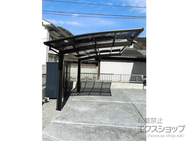 岡山県玉野市ののカーポート プレシオスポート 積雪〜20cm対応 施工例