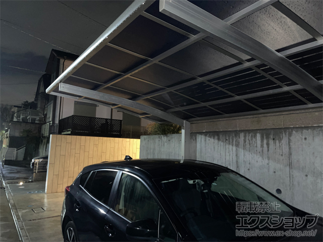 神奈川県川崎市ののカーポート プレシオスポート 積雪〜20cm対応 施工例