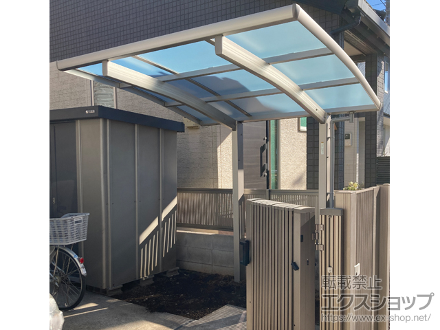 東京都稲城市ののサイクルポート・駐輪場 レイナポートグランミニ 積雪〜20cm対応 施工例