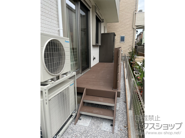 東京都東村山市ののウッドデッキ リウッドデッキ 200 施工例