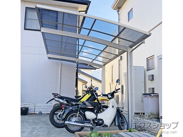 神奈川県平塚市ののカーポート プレシオスポート 積雪〜20cm対応 施工例