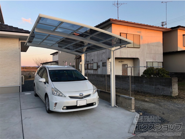 宮城県登米市ののカーポート レイナポートグラン　積雪〜20cm対応 施工例