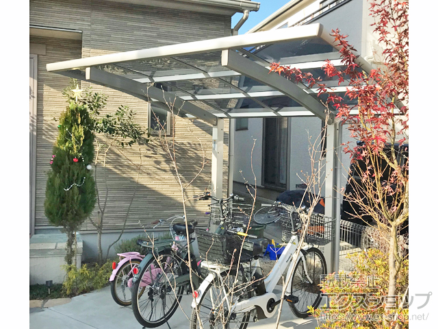 千葉県流山市ののサイクルポート・駐輪場 レイナポートグランミニ 積雪〜20cm対応 施工例