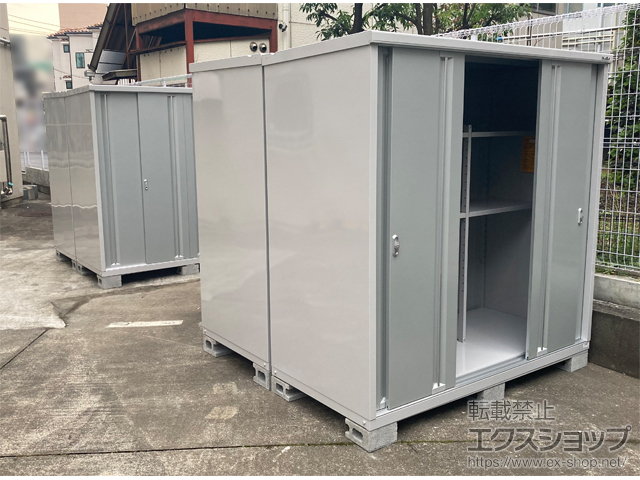 東京都北区のの物置・屋外倉庫 シンプリー 一般型 1940×905×1903 MJX-199E-PS×4台 施工例