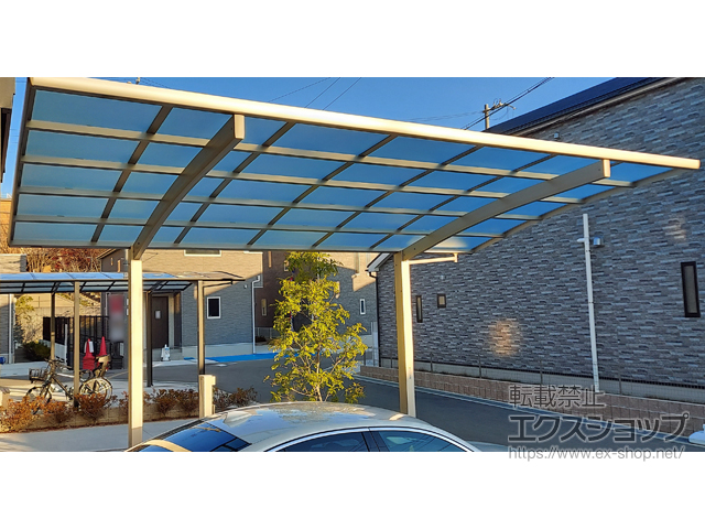 大阪府豊中市ののカーポート レイナポートグラン　積雪〜20cm対応 施工例