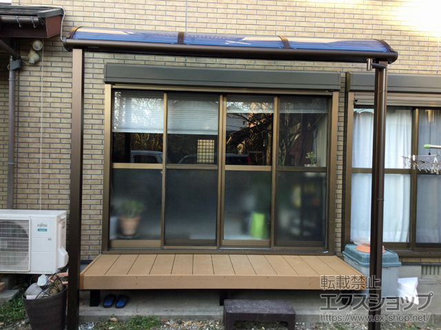 福岡県久留米市ののウッドデッキ リウッドデッキ 200 施工例