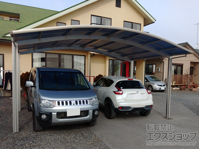 栃木県宇都宮市ののカーポート レイナツインポートグラン　積雪〜20cm対応 施工例
