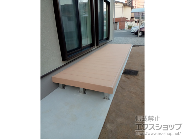 大阪府柏原市ののウッドデッキ リウッドデッキ 200 施工例