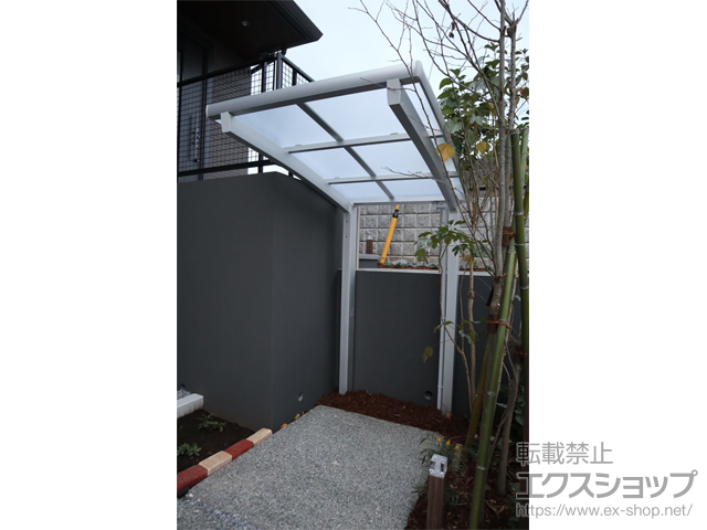埼玉県さいたま市ののサイクルポート・駐輪場 ネスカRミニ (ラウンドスタイル) 積雪〜20cm対応 施工例