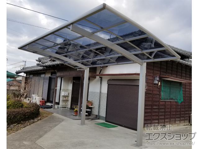 熊本県荒尾市ののカーポート レイナポートグラン　積雪〜20cm対応 施工例