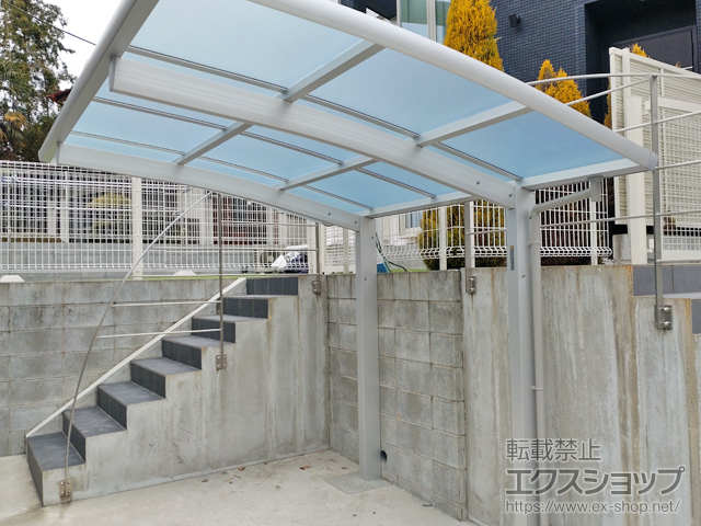 東京都練馬区ののサイクルポート・駐輪場 レイナポートグランミニ 積雪〜20cm対応 施工例
