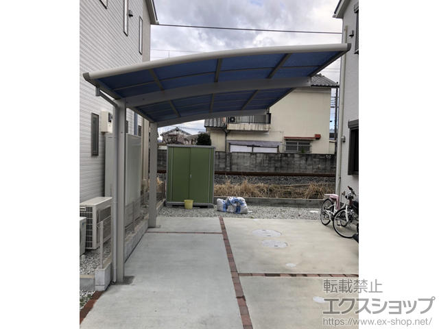 奈良県香芝市ののカーポート レイナポートグラン　積雪〜20cm対応 施工例