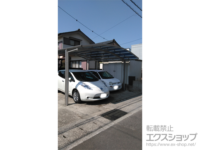 宮崎県宮崎市ののカーポート プレシオスポート ワイド 積雪〜20cm対応 施工例