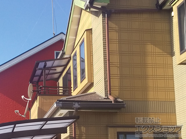 神奈川県厚木市ののバルコニー・ベランダ屋根、カーポート プレシオステラスII F型 屋根タイプ 単体 積雪〜20cm対応 施工例
