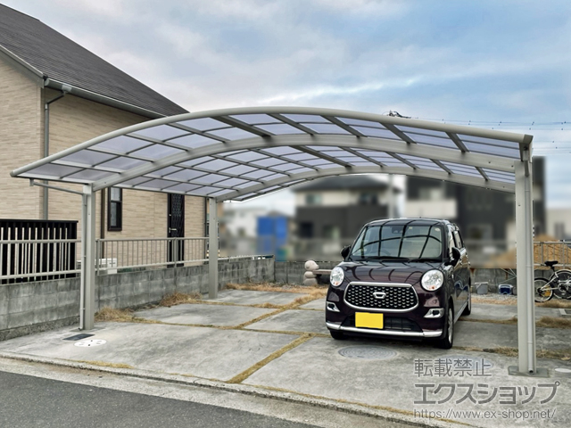 香川県高松市ののカーポート レイナツインポートグラン　積雪〜20cm対応 施工例