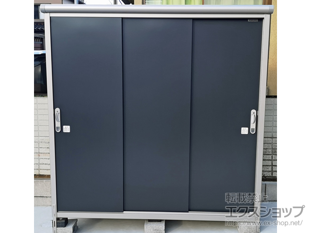 石川県金沢市のの物置・屋外倉庫 エスモ 一般型 1950×750×1959 ESE-1907A-SM 施工例