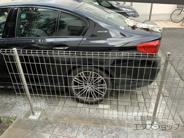 東京都国分寺市ののフェンス・柵 イーネットフェンス 3F型　自由柱施工 施工例