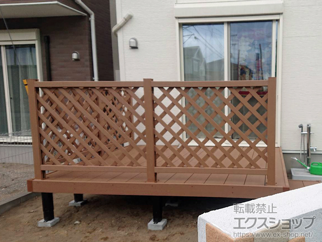 神奈川県横須賀市ののウッドデッキ リウッドデッキ 200 施工例