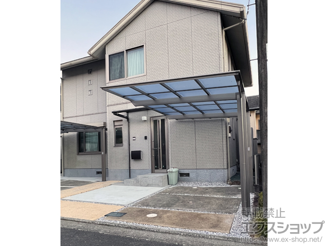 高知県高知市ののカーポート フーゴF (フラットスタイル) 積雪〜20cm対応 施工例