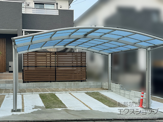 福岡県那珂川市ののカーポート レイナツインポートグラン　積雪〜20cm対応 施工例