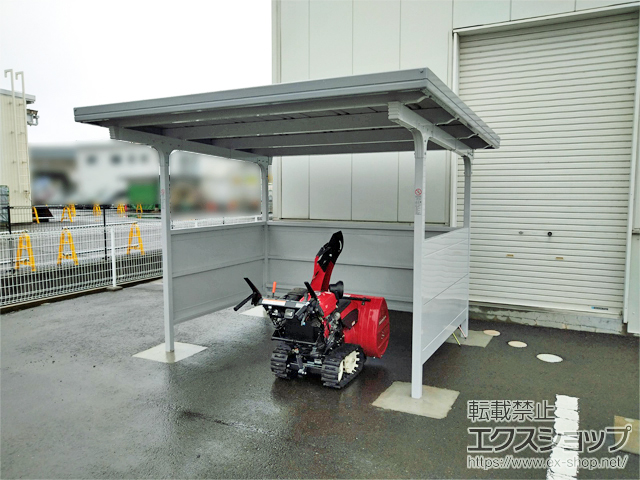 福井県敦賀市ののサイクルポート・駐輪場 イナバ自転車置場 BFタイプ 独立タイプ 多雪地型 施工例