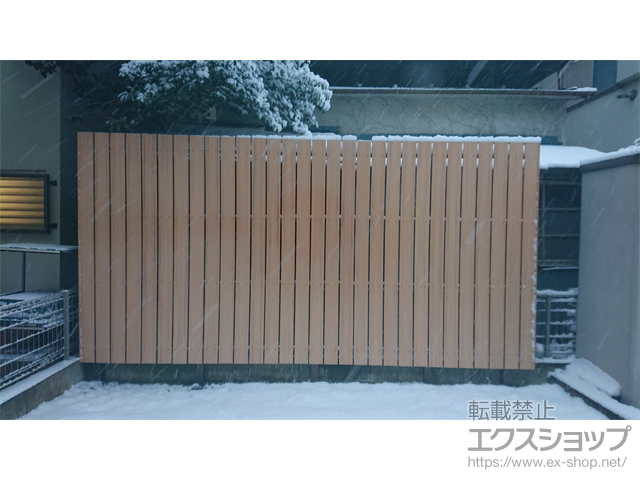 東京都調布市ののフェンス・柵 タテイタスタイル 120サイズ（隙間10mm）高尺タイプ 施工例